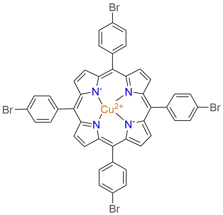 (SP-4-1)-[5,10,15,20-Tetrakis(4-bromophenyl)-21H,23H-porphinato(2-)-κN21,κN22,κN23,κN24]copper